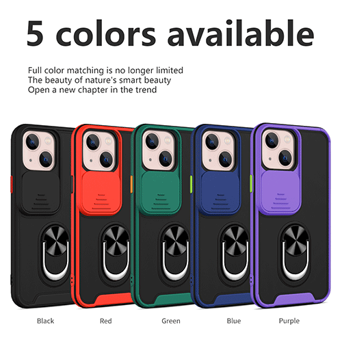 ซองใส่โทรศัพท์แบบสไลด์พร้อมที่ใส่แหวน